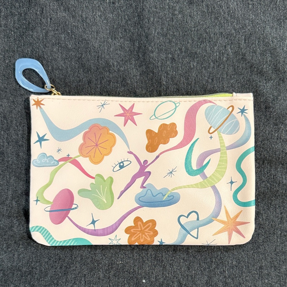 ipsy Multicolor Cosmic Design Cosmetic Bag